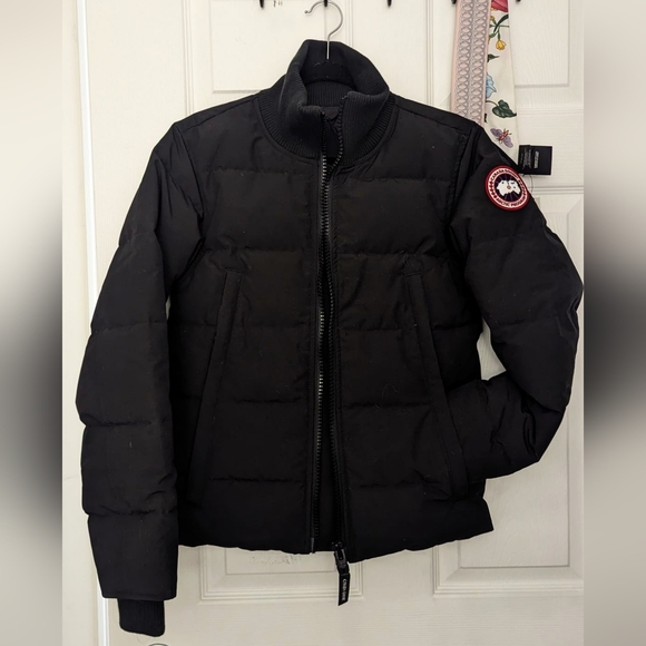 NEW! Canada Goose Black Puffer Jacket XXS - Picture 1 of 9